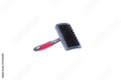 Dog brush isolated on white background