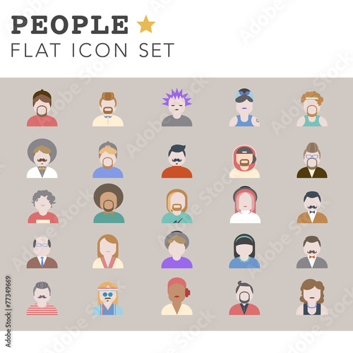 People Diversity Portrait Characters Avatar Vector Concept © Rawpixel.com