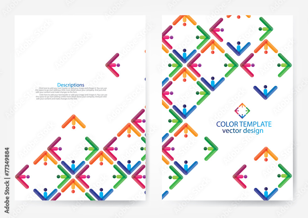 Fototapeta premium Abstract Template background design