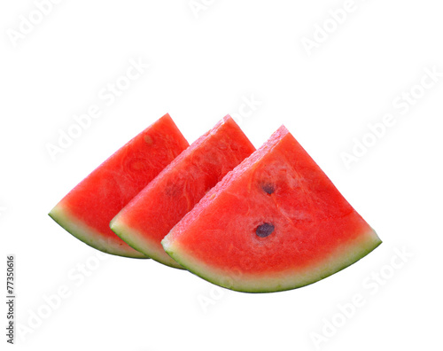 Watermelons with white background