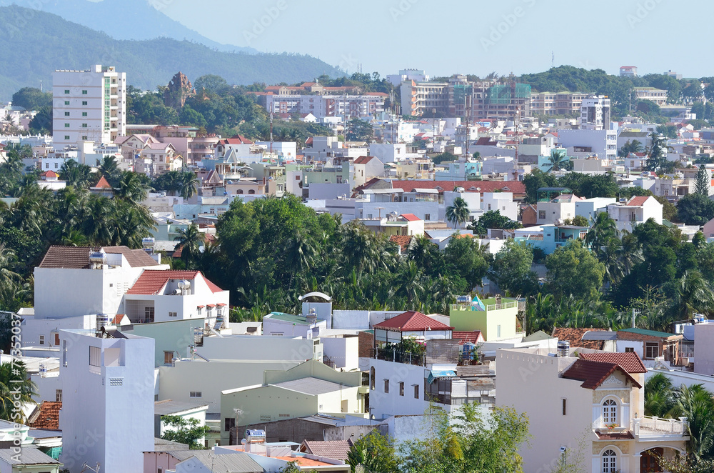 Obraz premium Виды города курорта Нячанг во Вьетнаме