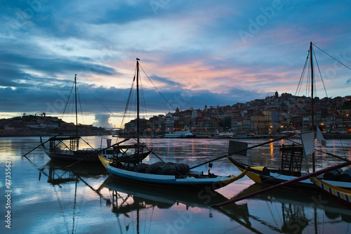 City of Porto in the Evening