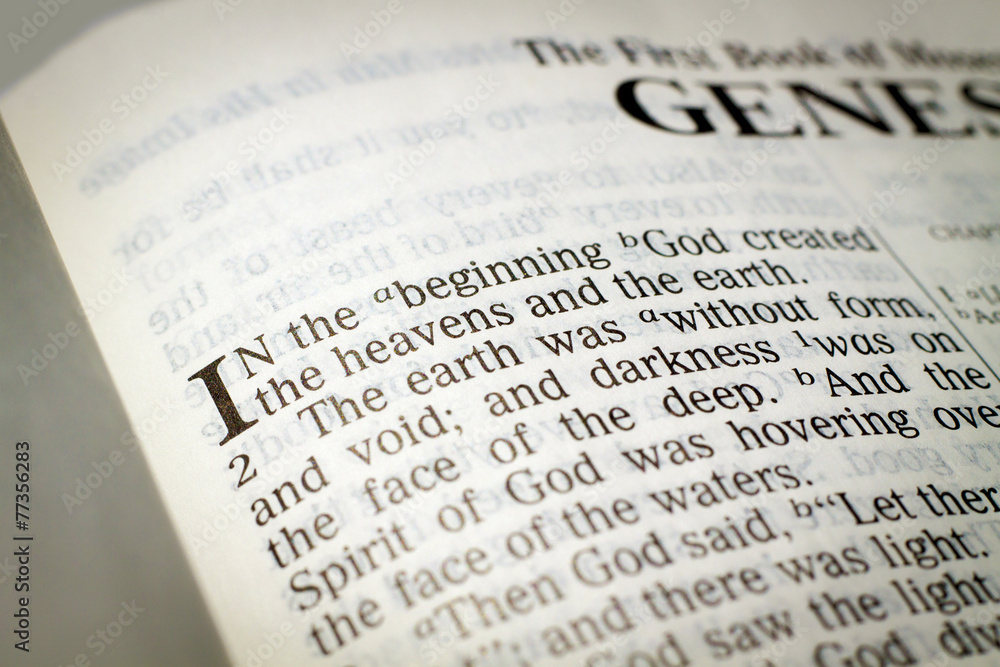 Obraz premium Biblical text