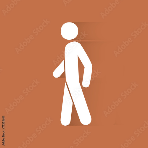 man and toilet sign