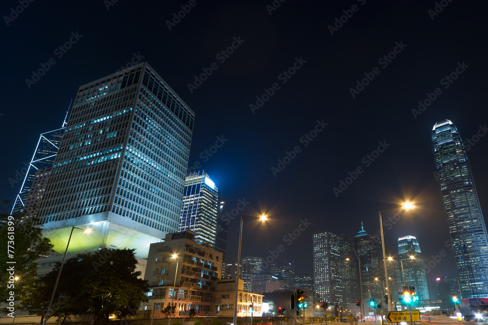 Obraz premium Hong Kong skyline
