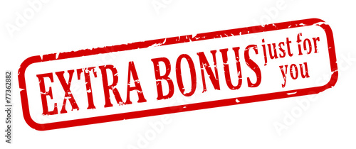 Oval stamp -extra bonus just for you - vector