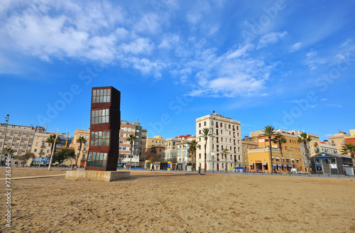Beach of Barcelona, Spain photo