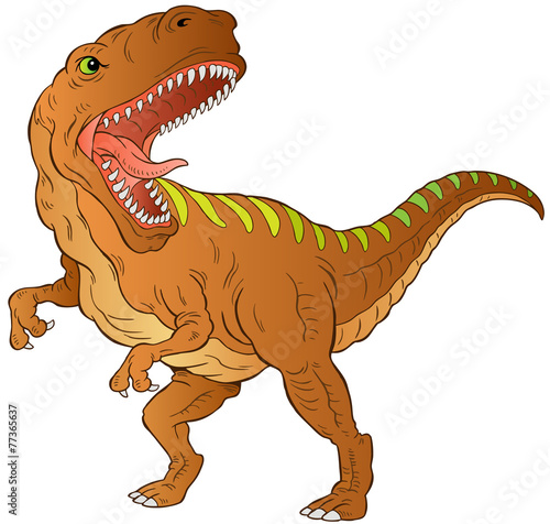 T-Rex dinosaur vector