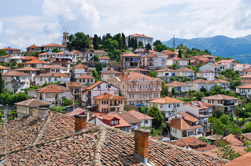 Ohrid town in Macedonia