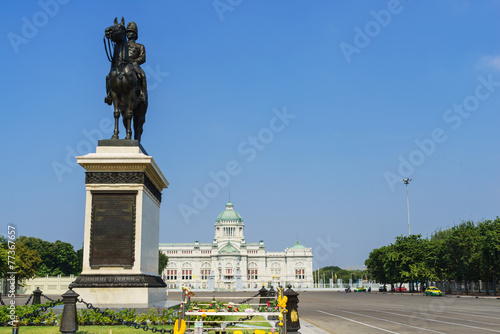 The Ananta Samakhom Throne Hall in Thai Royal Dusit Palace photo