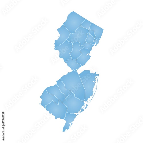 Map of New jersey