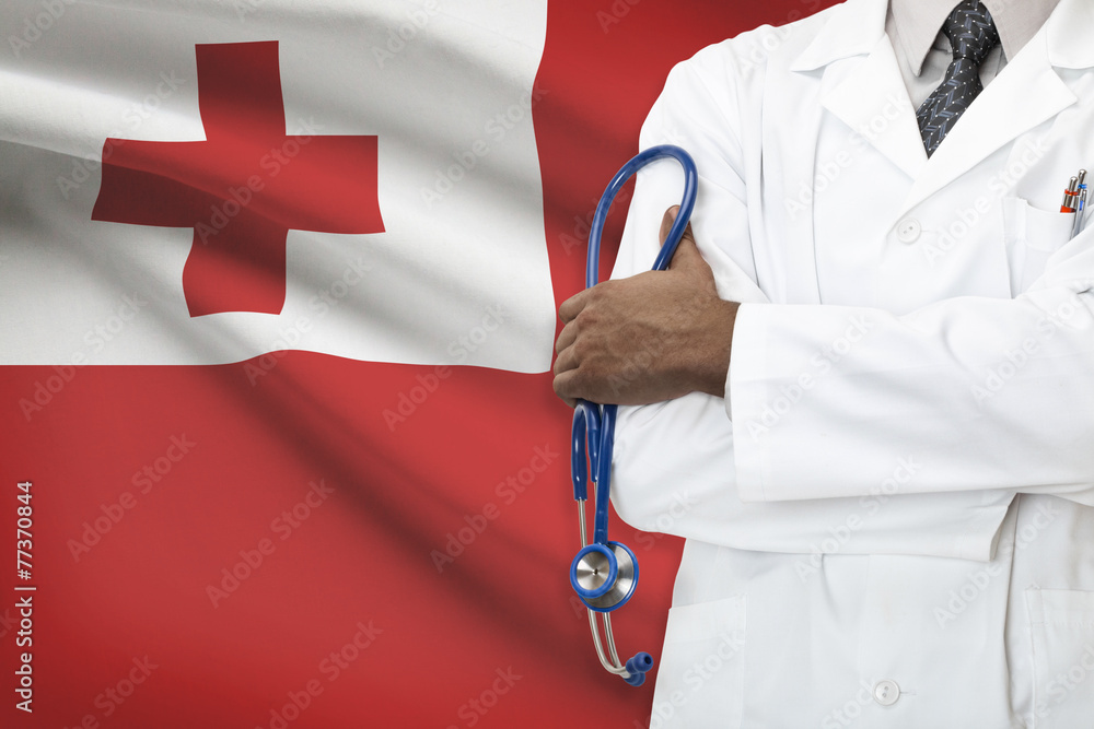 Fototapeta premium Concept of national healthcare system - Tonga