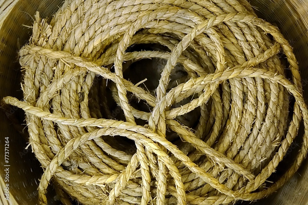 Bundle of Old Straw Rope
