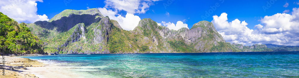 incredible islands of Philippines. Palawan (El NIdo) panorama