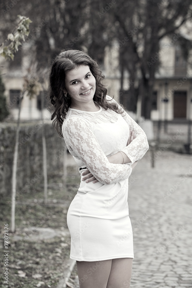 portrait of a woman sunny