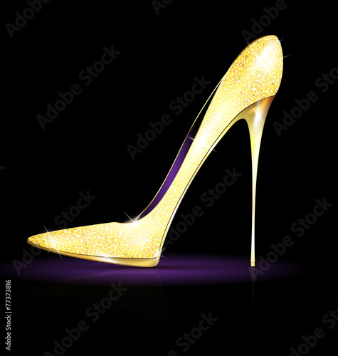 big gold shoe