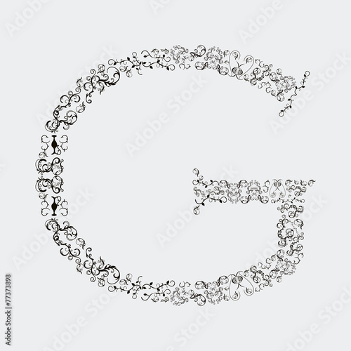 G LETRA PAPEL PINTADO