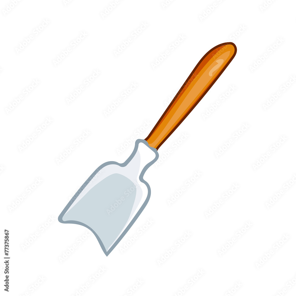 Shovel isolated illustration Shovel isolated illustration