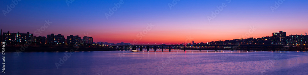 Fototapeta premium Seongsu bridge in seoul,korea