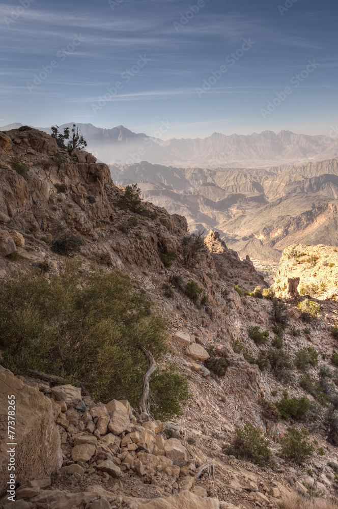 Mountains, Jabal Nakhal, Sultanate of Oman