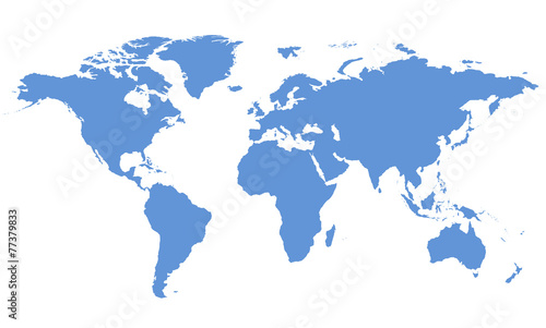 Fototapeta Naklejka Na Ścianę i Meble -  Map of the World