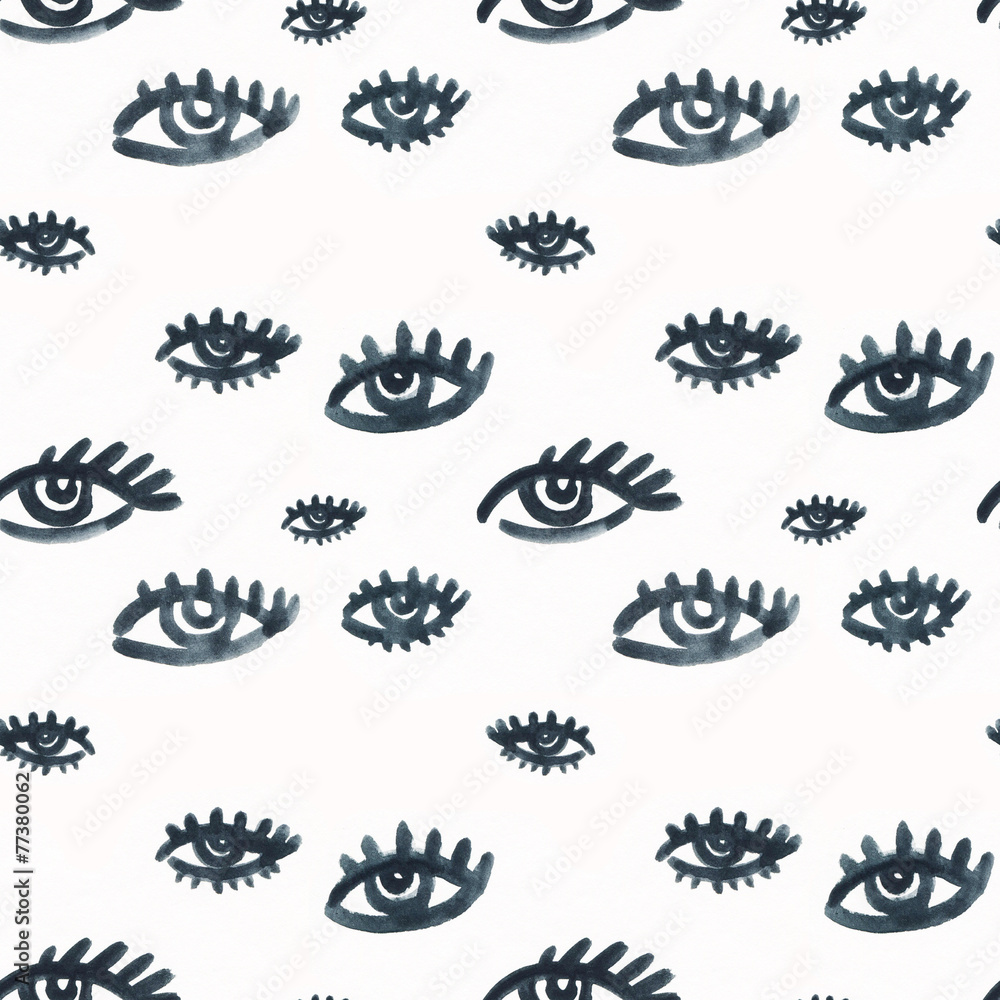 seamless background with eyes seamless background with eyes