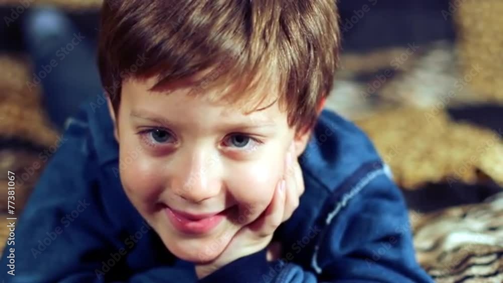 portrait happy child smiling at camera portrait happy child smiling at camera