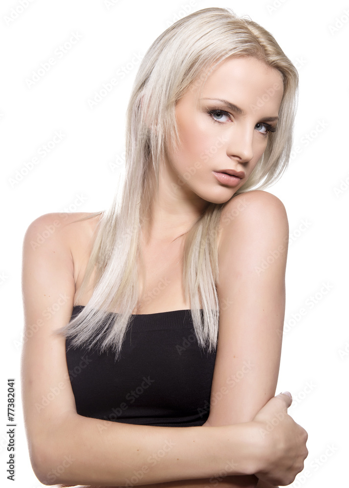 beautiful young woman posing on isolated background beautiful young woman posing on isolated background