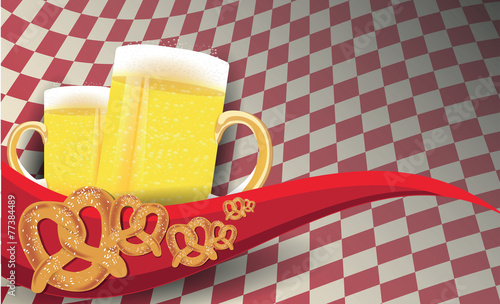 Birra con pretzel
