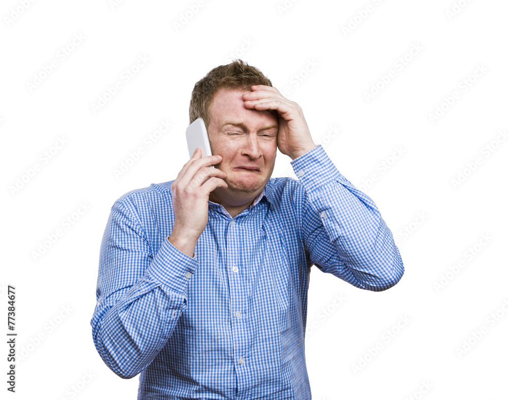 Man making a phone call Man making a phone call