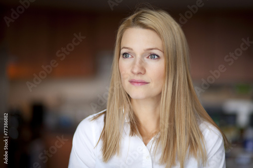 Wallpaper Mural Sad Woman looking away Torontodigital.ca