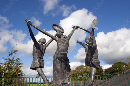 statues of the children of lir photo