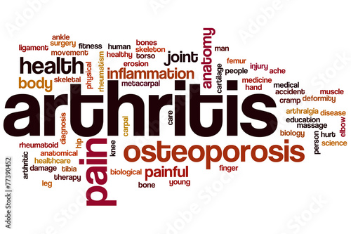 Foto Arthritis word cloud