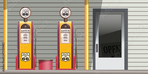 Station service vintage US