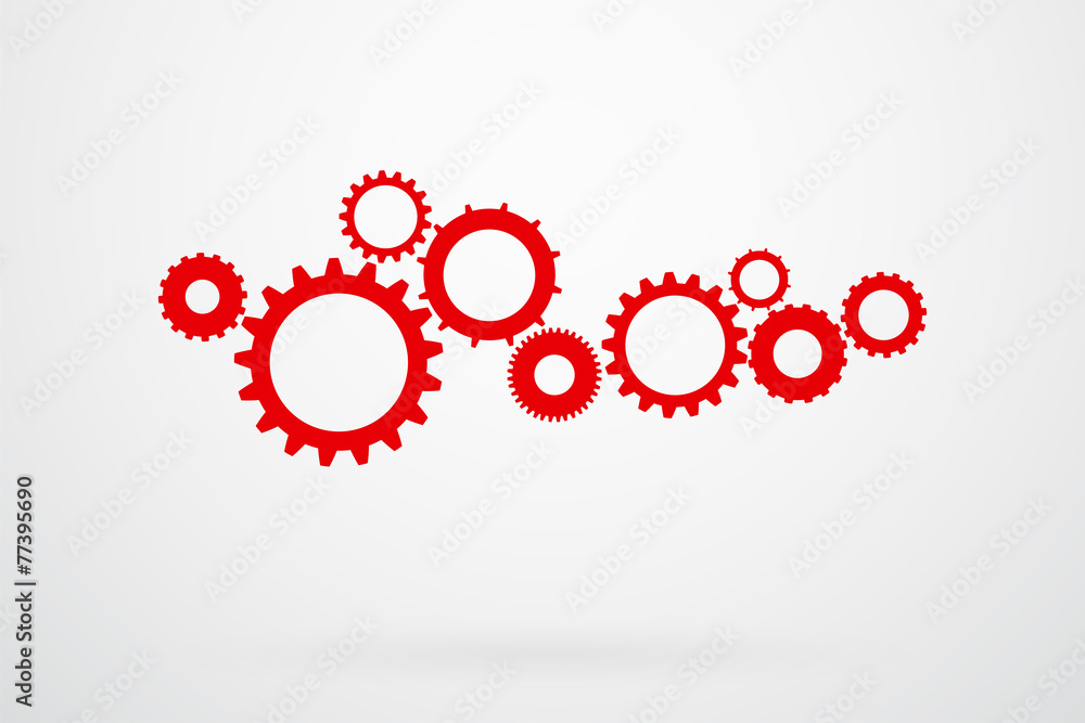 Cogs And Gears Mechanism Icon Vector Illustration Cogs And Gears Mechanism Icon Vector Illustration