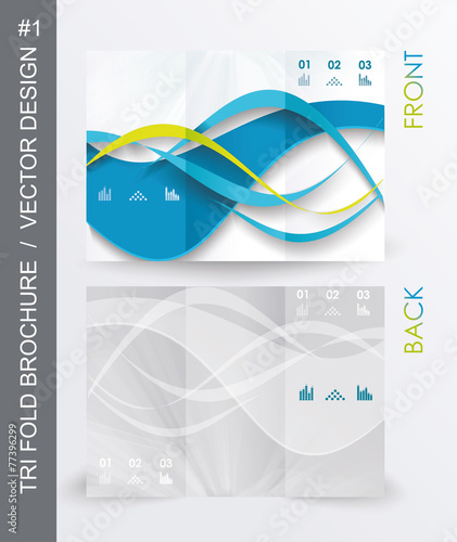 tri fold business brochure template