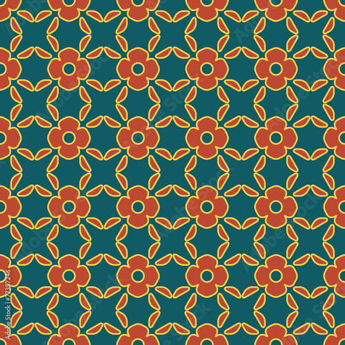 Texture with floral elements