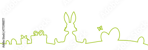 Ostern Hase und Eier