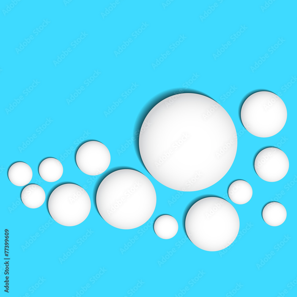Background with white circle elements Background with white circle elements