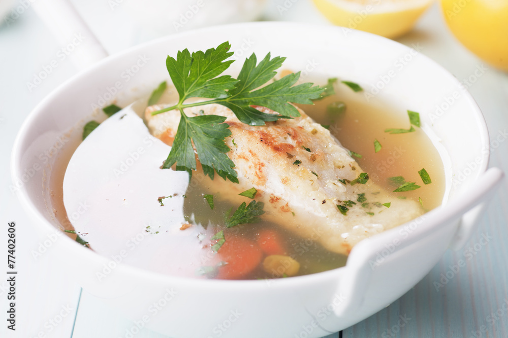 Seafood soup