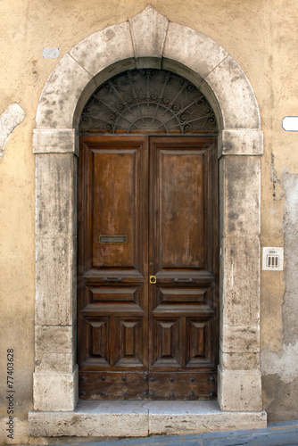 Italian front door  Tuscany