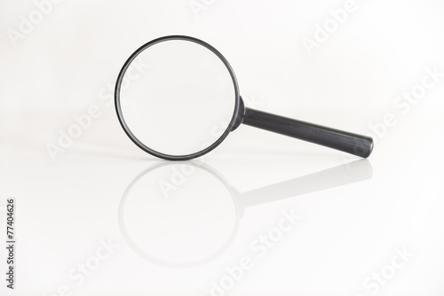Obraz na płótnie black magnifier
