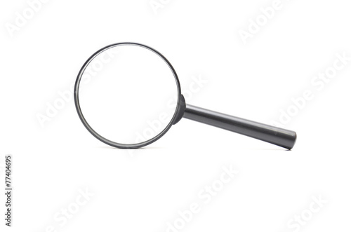 Obraz na płótnie black magnifier