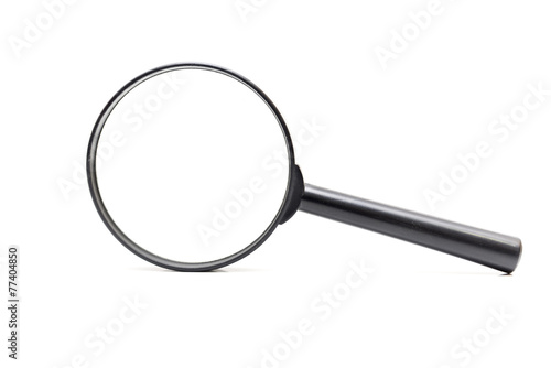 Obraz na płótnie black magnifier