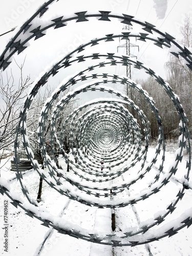 Barbed Wire Tunnel