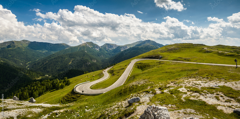Fototapeta premium Alpina road at summer- Austria.