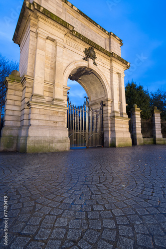 Photography Fusiliers' Arch, Stephen's Green, Dublin City