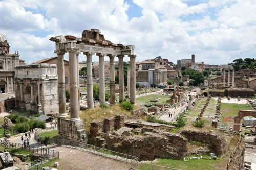 Tempel des Saturn - Forum Romanum - Rom - Italien