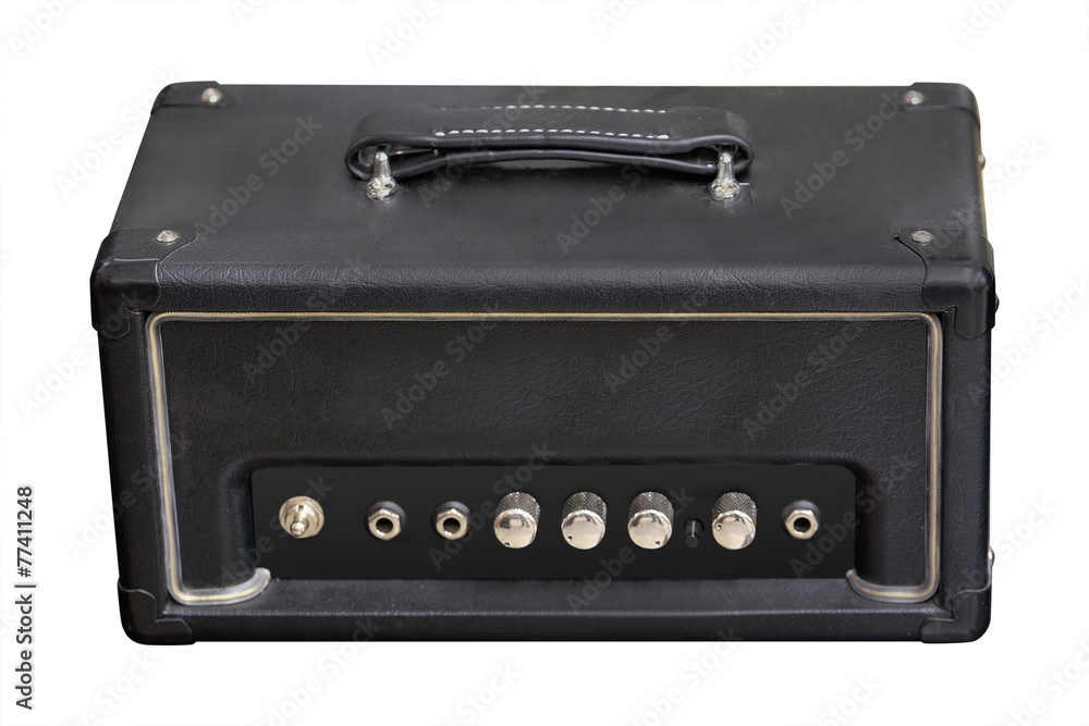 Guitar amplifier isolated under the white background Guitar amplifier isolated under the white background