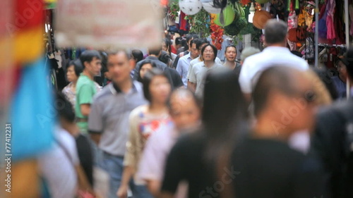 Wallpaper Mural Morning Crowds Multi Ethnic Commuters City Streets Slow Motion  Torontodigital.ca